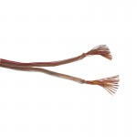 55963 Кабель акустический Technolink 2*1.0мм2 (56*0.15мм) CCA, 100м, пластиковая катушка, прозрачный