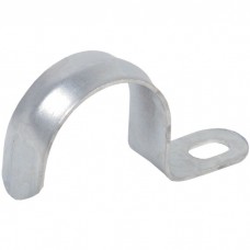 55829 Скоба металлическая 1-лапковая d25-26 мм УП