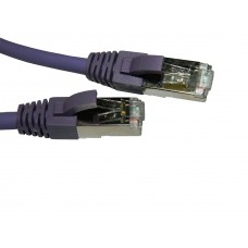 55499 Патч-корд Netko СКС FTP4 cat.6a, 1.0м, литой коннектор, LSZH, фиолетовый