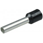 54321 Штыревой втулочный кабельный наконечник E 1510 (НШВИ F=10мм) 1,5мм2, изолированный, черный, 100шт., Netko