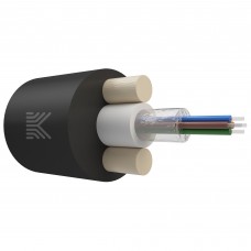 65894 КОСТРОМАКАБЕЛЬ КОС-ОКД-4х657-ТП-1.5кН Дроп-кабель круглый, с центральной трубкой, усилен стеклопрутками, 4 волокна, SM 9/125, G.657.A1, полиэтилен, 1.5 кН