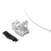 54138 Модуль Keystone неэкранированный, RJ-45, cat.6, 90°, без инструмента, KE, белый, Netko СКС 54138 Модуль Keystone неэкранированный, RJ-45, cat.6, 90°, без инструмента, KE, белый, Netko СКС