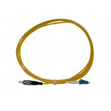 54229 Патч-корд оптический переходной LC-FC/UPC SM Simplex 3.0мм 9/125, 2м Netko