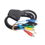 52377 Шнур аудио-видео SCART-6RCA (1.2 м), Netko