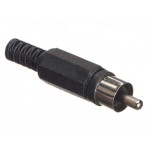 52279 Штекер RCA черный, Netko