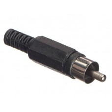 52279 Штекер RCA черный, Netko