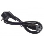 52198 Кабель питания (евровилка - штекер IEC C13) 3*0,5мм2, 1,5 м, черный, Netko