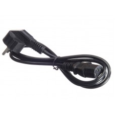 52198 Кабель питания (евровилка - штекер IEC C13) 3*0,5мм2, 1,5 м, черный, Netko