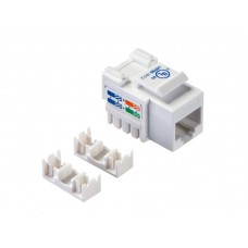 51958 Модуль Keystone неэкранированный, RJ-45, cat.5e, 90°, 110/Krone тип, под инструмент, KE, белый, Netko СКС