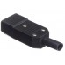 56259 Разъем питания, гнездо IEC С14, на кабель, черный