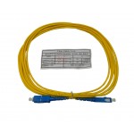 54162 Патч-корд оптический соединительный SC-SC/UPC SM Simplex 3.0мм 9/125, 3м Netko