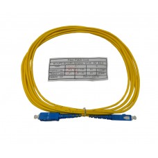 54162 Патч-корд оптический соединительный SC-SC/UPC SM Simplex 3.0мм 9/125, 3м Netko