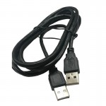 56020 Кабель шт.USB A - шт.USB A 2.0 (1,5м), черный, Netko