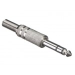 52283 Штекер 6.3 стерео (металл), Netko