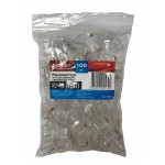 56877 Коннектор RJ-45 Netko (8p8c) cat.5е, для одножильного и многожильного кабеля (нож с 2-мя зубцами), 100шт. (от 10000 шт) A