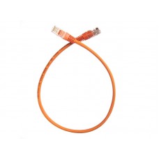 55844 Патч-корд Technolink UTP4 cat 5e, 0,5м, ВС, LSZH, оранжевый, литой коннектор
