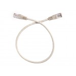 58003 Патч-корд Technolink C UTP4 cat.5е, 0.5м, CCA, LSZH, серый, литой коннектор