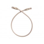 53892 Патч-корд Netko СКС UTP4 cat.6a, 0.5м, литой коннектор, серый