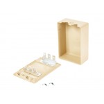 51538 Коробка распределительная на 3 плинта пластиковая (15см*5,8см*10,5см), защёлка