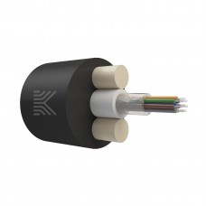 65904 КОСТРОМАКАБЕЛЬ КОС-ОКД-8х657-ТП-4кН Дроп-кабель круглый, с центральной трубкой, усилен стеклопрутками, 8 волокон, SM 9/125, G.657.A1, полиэтилен, 4 кН