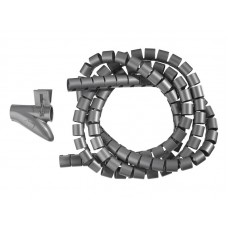 54787 Органайзер для проводов с инструментом для укладки, ID-20mm, 2м, пластик, серый, Netko