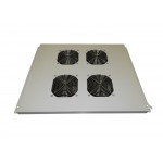 52012 Блок вентиляторов 4 шт для TS,T2,TD глубиной 800 с кабелем серый Netko