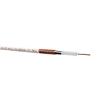 53552 Кабель коаксиальный RG-59U micro Netko (CU, оплетка 64 нити CCA), белый (200м)