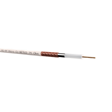 53552 Кабель коаксиальный RG-59U micro Netko (CU, оплетка 64 нити CCA), белый (200м)
