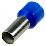 54335 Штыревой втулочный кабельный наконечник E 50-20 (НШВИ F=20мм) 50мм2, изолированный, синий, 100шт, Netko