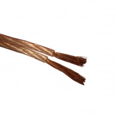 55982 Кабель акустический Technolink 2*2.5мм2 (3*47*0.15мм) CCA, 100м, пластиковая катушка, прозрачный