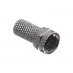 51795 Штекер F (гайка) на RG-6/SAT-703 (цинк) (F113-55), Netko