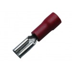 54357 Клемма плоская FDD 1.25-110(8), КПИ гнездо 2,8мм, 0,5-1,5мм2, изолированная, красная, 100шт., Netko