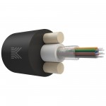 65895 КОСТРОМАКАБЕЛЬ КОС-ОКД-8х657-ТП-1.5кН Дроп-кабель круглый, с центральной трубкой, усилен стеклопрутками, 8 волокон, SM 9/125, G.657.A1, полиэтилен, 1.5 кН