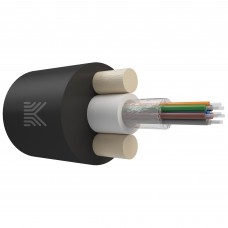 65895 КОСТРОМАКАБЕЛЬ КОС-ОКД-8х657-ТП-1.5кН Дроп-кабель круглый, с центральной трубкой, усилен стеклопрутками, 8 волокон, SM 9/125, G.657.A1, полиэтилен, 1.5 кН