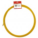 55137 Устройство закладки кабеля (УЗК) 20м, стеклопруток d=4,5мм, желтый, Netko РАСПРОДАЖА