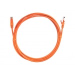 53860 Патч-корд Netko СКС UTP4 cat.5e, 3.0м, литой коннектор, LSZH, оранжевый