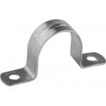 55831 Скоба металлическая 2-лапковая d25-26 мм УП