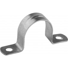 55831 Скоба металлическая 2-лапковая d25-26 мм УП