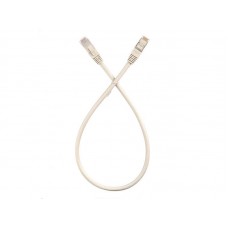 58646 Патч-корд Netko СКС FTP4 cat.6, 0.5м, литой коннектор, серый, LSZH