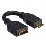 52638 Переходник гнездо HDMI- штекер miniHDMI 10 см в блистере, Netko РАСПРОДАЖА