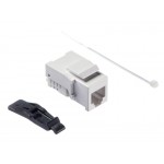 51321 Модуль Keystone неэкранированный, RJ-11 (6p4c), без инструмента, KE, белый, Netko РАСПРОДАЖА