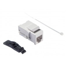 51321 Модуль Keystone неэкранированный, RJ-11 (6p4c), без инструмента, KE, белый, Netko РАСПРОДАЖА