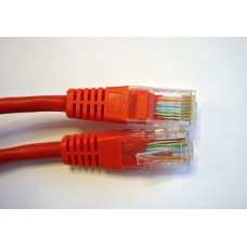 55845 Патч-корд Technolink UTP4 cat 5e, 1,0м, ВС, красный, литой коннектор РАСПРОДАЖА
