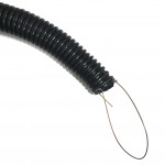 65372 Труба гофрированная, ПНД, легкая, с зондом, наружный d50 мм, черная, 30м С (аналог 55540)