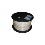 52063 Кабель сигнальный NETKO, неэкранированный 12*0.22мм2 (7*0.2мм) 100м, пластиковая катушка, белый