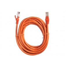 55859 Патч-корд Technolink UTP4 cat 5e, 3,0м, ВС, LSZH, оранжевый, литой коннектор