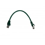 57090 Патч-корд Technolink UTP4 cat 5e, 0,25м, ВС, LSZH, зеленый, литой коннектор