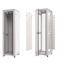 53531 Шкаф напольный 15U серия TE (600х800х729), передняя дверь стекло, серый, разобранный Netko (упакован в 3 коробки)