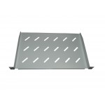 55303 Полка консольная 1U, глубина 270, без крепежа, серая