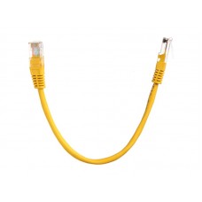 57089 Патч-корд Technolink UTP4 cat 5e, 0,25м, ВС, LSZH, желтый, литой коннектор 57089 Патч-корд Technolink UTP4 cat 5e, 0,25м, ВС, LSZH, желтый, литой коннектор